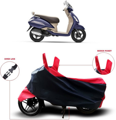 AASHTIK MART Two Wheeler Cover for TVS(Jupiter, Red)