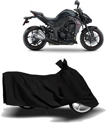 MMSSTAR Waterproof Two Wheeler Cover for Kawasaki(Z1000, Black)