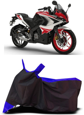 VESMEI Two Wheeler Cover for Bajaj(Pulsar 200NS FI BS6, Blue)