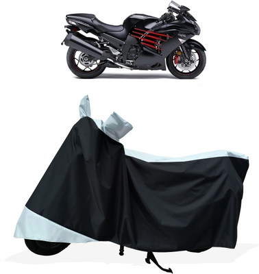 Tricway Two Wheeler Cover for Kawasaki(Ninja ZX-14R, White)