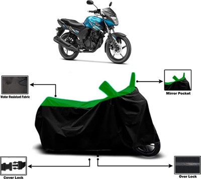 Amexride Two Wheeler Cover for Yamaha(SZ-RR, Green)