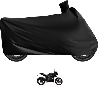Auto Hub Waterproof Two Wheeler Cover for Bajaj(Pulsar N160, Black)
