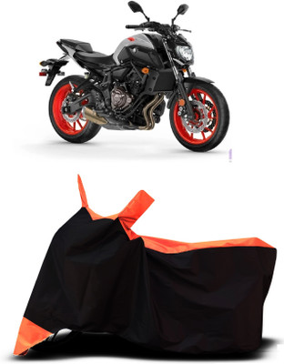 VESMEI Two Wheeler Cover for Yamaha(MT 07, Orange)