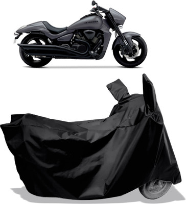 Amexride Two Wheeler Cover for Kinetic(Boss, Black)