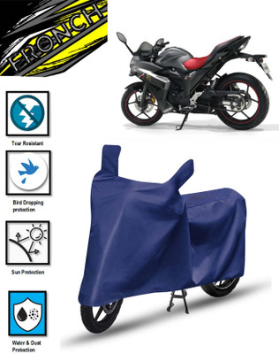 FRONCH Waterproof Two Wheeler Cover for Suzuki(Gixxer Special Edition, Blue)