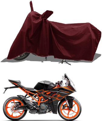DeepShakshi AUTOMOTIVE Waterproof Two Wheeler Cover for Bajaj(Pulsar NS125, Maroon)