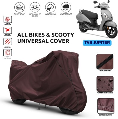 brandroofz Waterproof Two Wheeler Cover for TVS(Jupiter, Multicolor)