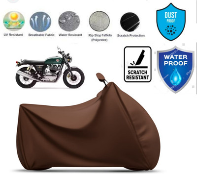 Batterflye Two Wheeler Cover for Royal Enfield(Bullet 350, Brown)