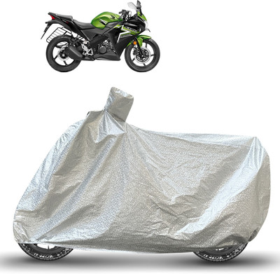 Caronix Waterproof Two Wheeler Cover for Honda(CBR 150R, Silver)
