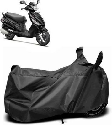 smwzxyu Waterproof Two Wheeler Cover for TVS(Black)