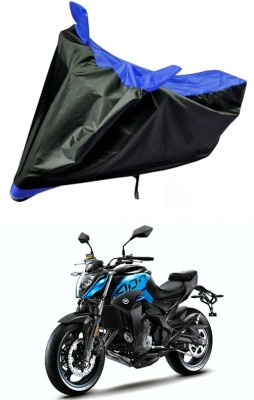 AUTOGARH Two Wheeler Cover for CFMoto(400NK, Blue, Black)