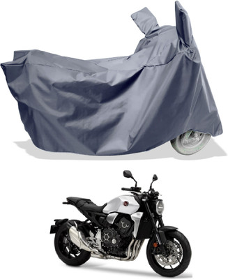 Amexride Two Wheeler Cover for Honda(CB 1000R, Grey)