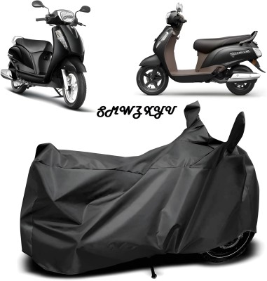 smwzxyu Waterproof Two Wheeler Cover for Aprilia(Black, Red)