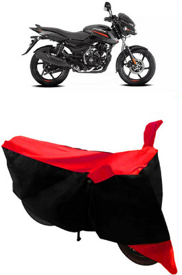 HEMSKAR Two Wheeler Cover for Bajaj(Pulsar 125 Neon, Black, Red)