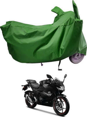 Amexride Two Wheeler Cover for Suzuki(Gixxer SF 150, Maroon)