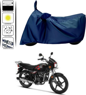 HWSXQAE Waterproof Two Wheeler Cover for Hero(Splendor, Blue)