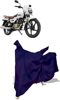 Amexride Two Wheeler Cover for TVS(Radeon, Blue)