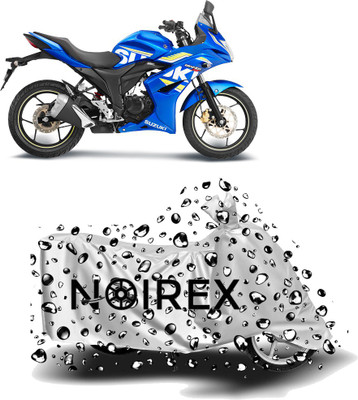 NOIREX Two Wheeler Cover for Suzuki(Gixxer SF, Silver)