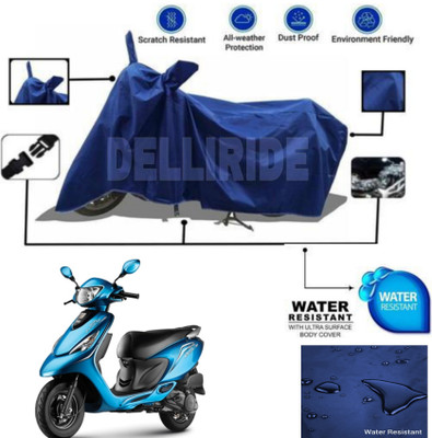 TPNYKR Waterproof Two Wheeler Cover for TVS(Zest 110 BS6, Blue)