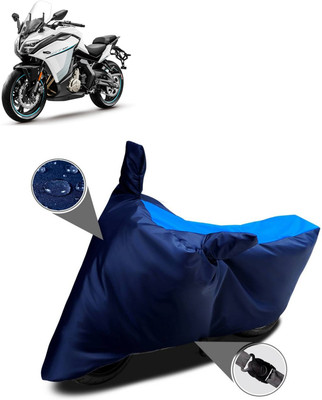 AutoGalaxy Waterproof Two Wheeler Cover for CFMoto(650GT, Blue)