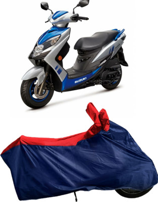 Autofly Waterproof Two Wheeler Cover for Suzuki(Swish 125, Blue, Red)