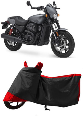 GROFATIK Two Wheeler Cover for Harley Davidson(Street 750, Red)