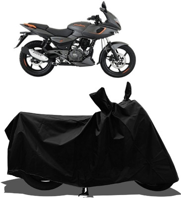 Tricway Waterproof Two Wheeler Cover for Bajaj(Pulsar 180F BS6, Black)