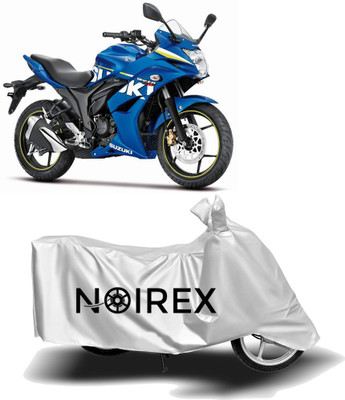 NOIREX Two Wheeler Cover for Suzuki(Gixxer SF, Silver)