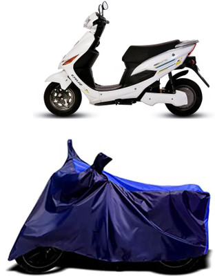 VESMEI Two Wheeler Cover for Hero(Electric Cruz, Blue)