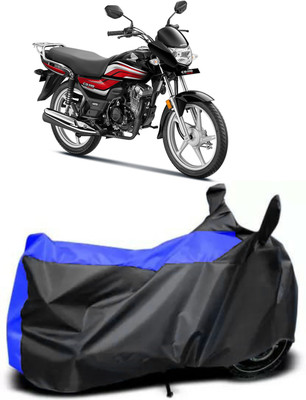 Mdstar Waterproof Two Wheeler Cover for Honda(CD 110 Dream, Blue, Brown)