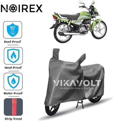 NOIREX Two Wheeler Cover for Hero(HF Deluxe Eco, Grey)