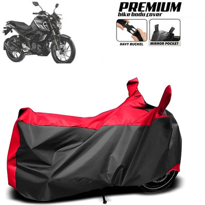 smwzxyu Waterproof Two Wheeler Cover for Yamaha(FZ-S, Red)