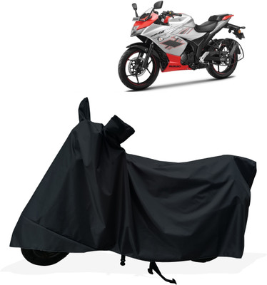 Tricway Two Wheeler Cover for Suzuki(Gixxer Special Edition BS6, Black)