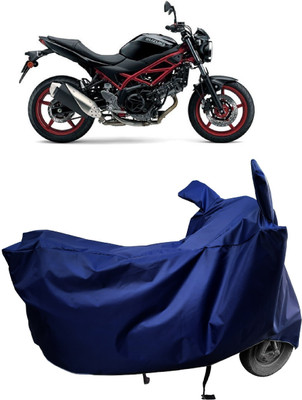 Amexride Two Wheeler Cover for Suzuki(SV650 BS6, Blue)