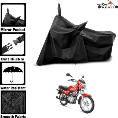 AASHTIK MART Two Wheeler Cover for Bajaj(Black)