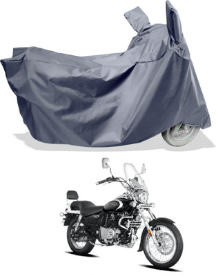 Amexride Two Wheeler Cover for Bajaj(Avenger, Grey)