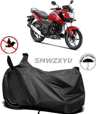 smwzxyu Waterproof Two Wheeler Cover for Honda(Black)