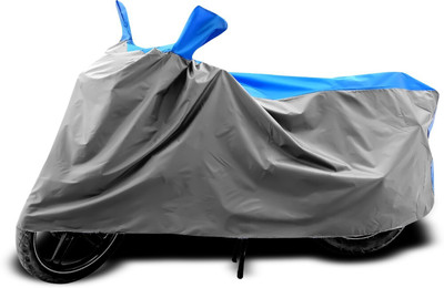 DeepShakshi AUTOMOTIVE Two Wheeler Cover for Honda(CB Twister, Grey, Blue)