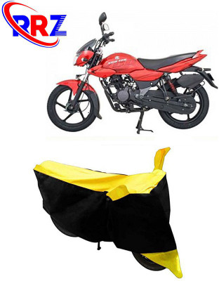 RRZ Waterproof Two Wheeler Cover for Bajaj(XCD 135, Black, Yellow)
