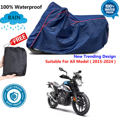 AUTOCAD Waterproof Two Wheeler Cover for KTM(250 Duke BS6, Blue, Red)