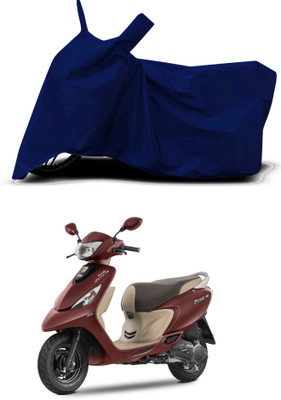 VESMEI Two Wheeler Cover for TVS(Scooty Zest 110, Blue)