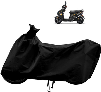 Horseyaart Waterproof Two Wheeler Cover for Techo Electra(Raptor BS6, Black)