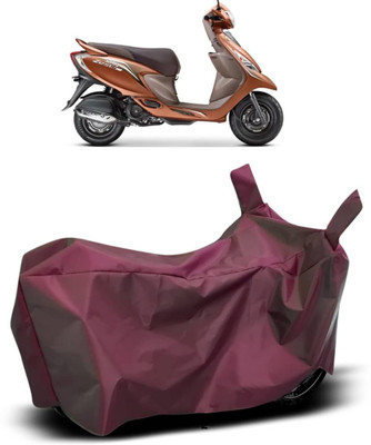 RM Collections Waterproof Two Wheeler Cover for TVS(Zest, Maroon)
