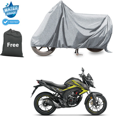 CODOKI Waterproof Two Wheeler Cover for Honda(CB Hornet 160, Silver)