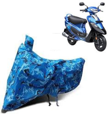 BOGYMON Waterproof Two Wheeler Cover for TVS(Pep Plus, Blue)