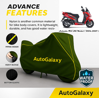 AutoGalaxy Waterproof Two Wheeler Cover for Aprilia(SXR 160 BS6, Green)