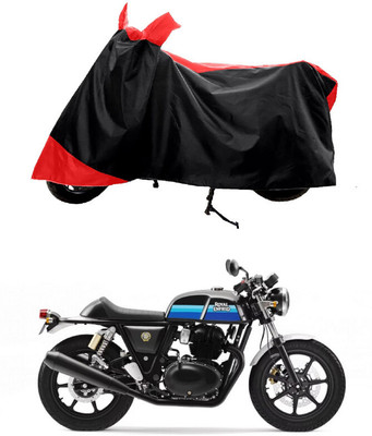 GROFATIK Two Wheeler Cover for Royal Enfield(Continental GT, Red)