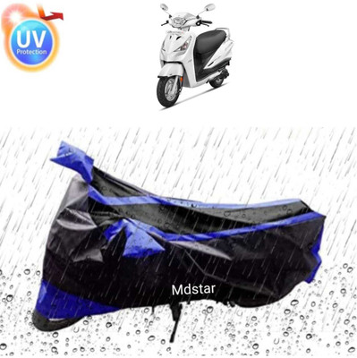 Mdstar Waterproof Two Wheeler Cover for Bajaj(Pulsar, Blue, Black)