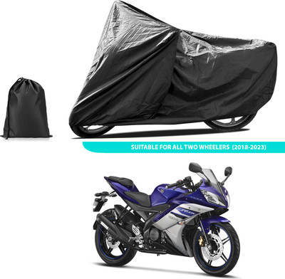 CODOKI Two Wheeler Cover for Yamaha(YZF-R15 V2, Black)