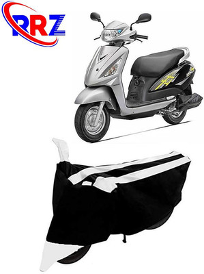 RRZ Waterproof Two Wheeler Cover for Suzuki(Swish, Black, White)